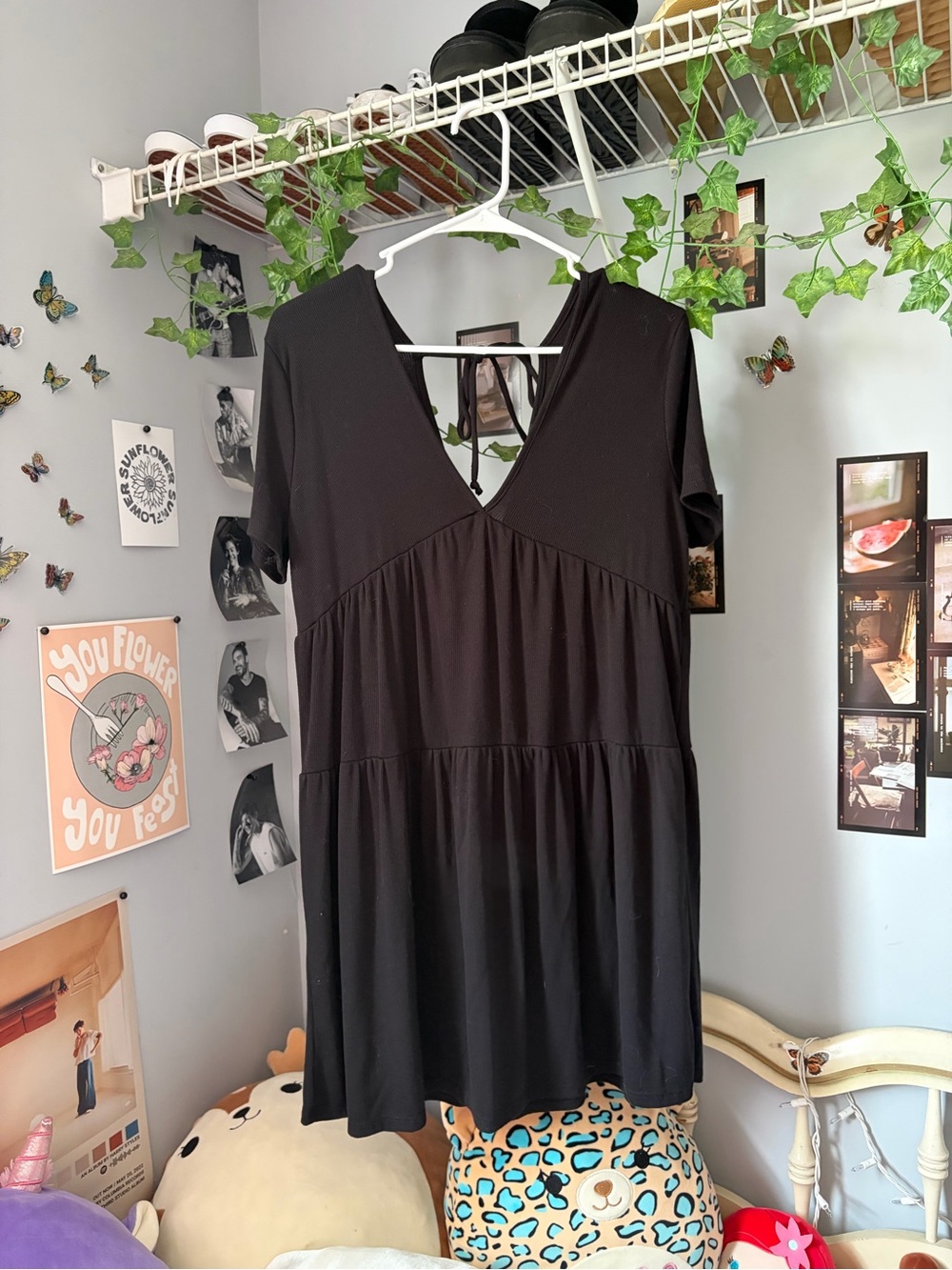 21 Saints Black Dress